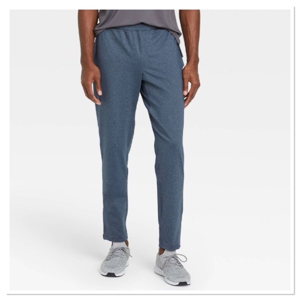 Men’s Nylon Joggers Navy All In Motion NWT